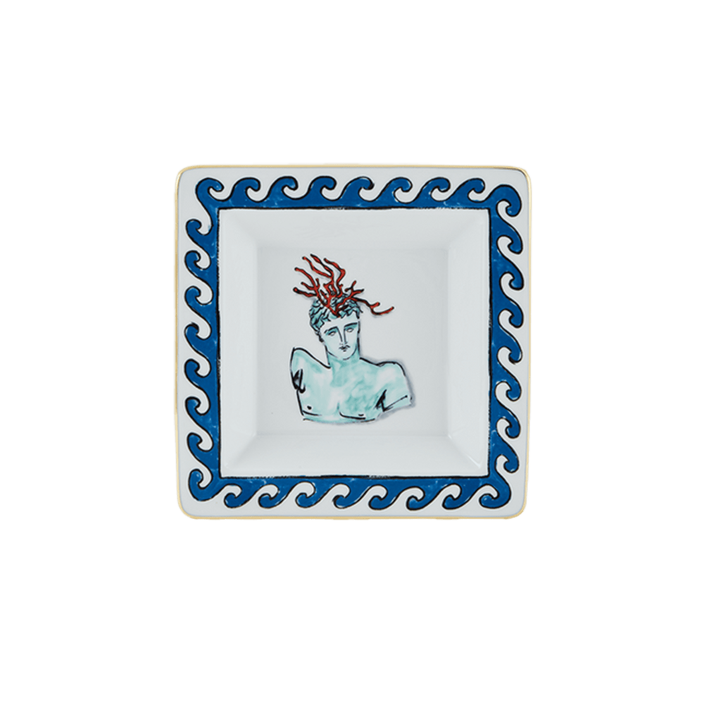 Small Square Change Tray – White