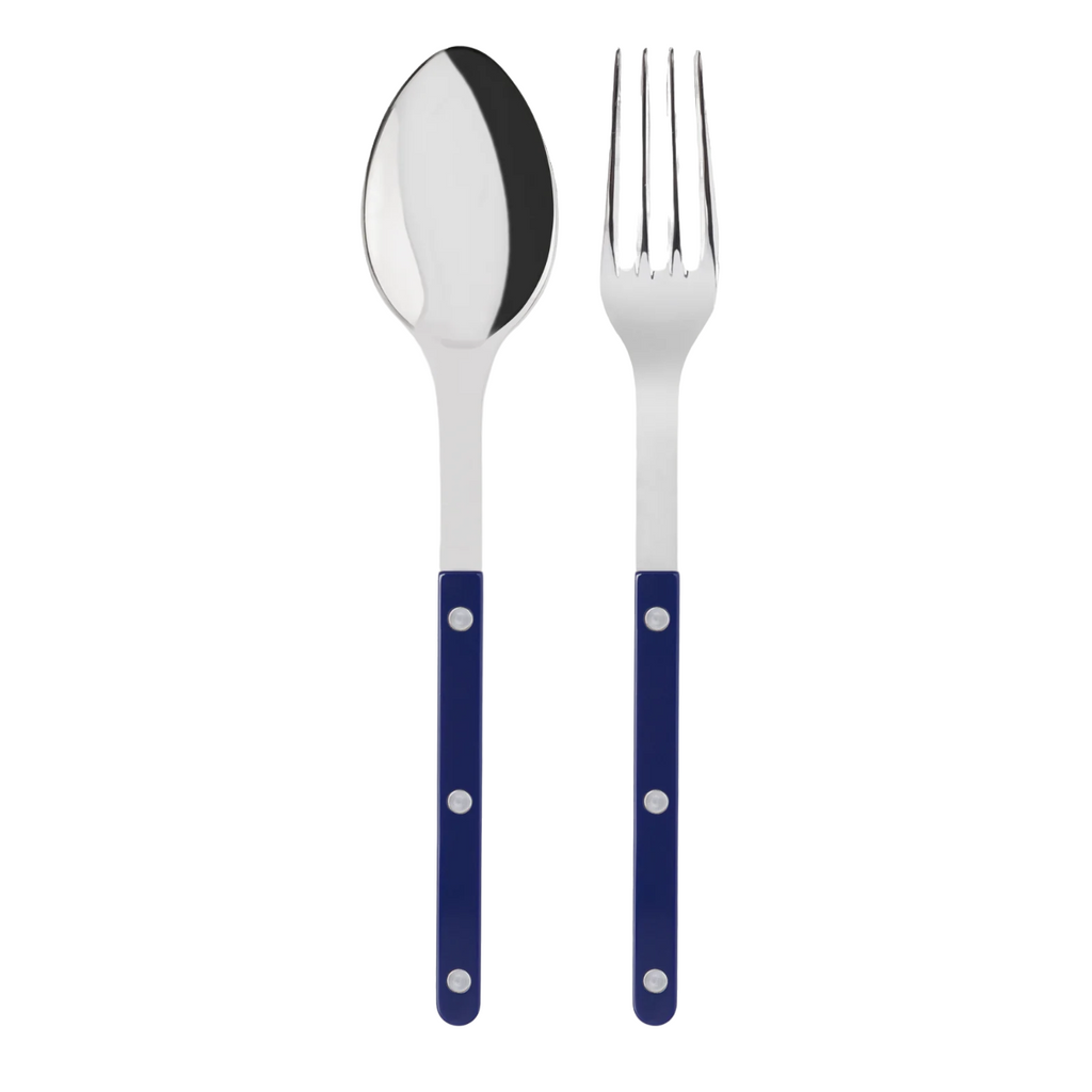 Bistro Shiny Solid, Navy Blue, Serving Set