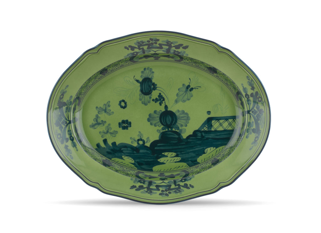 Oval Platter – Malachite