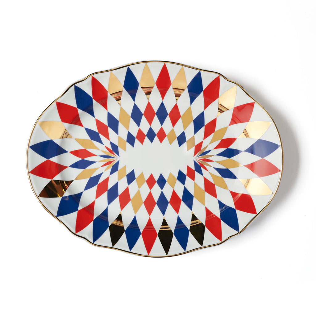 Bitossi Oval Platter Printed