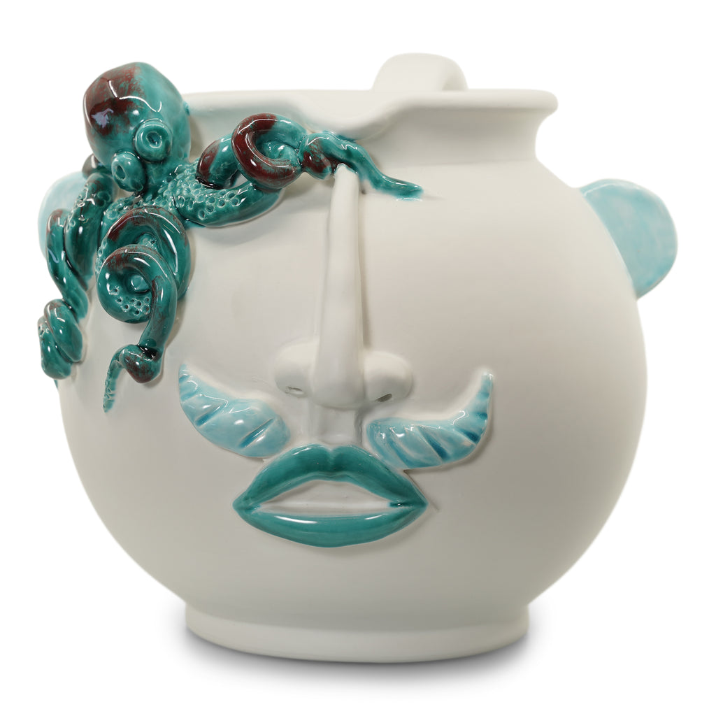 Large Octopus Head Pitcher