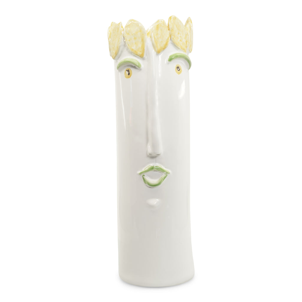 Signora with Lemons Tall Vase