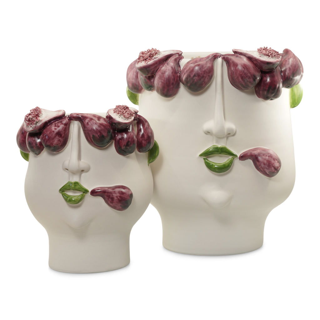 Ficazzana Fig Seller Head Vase