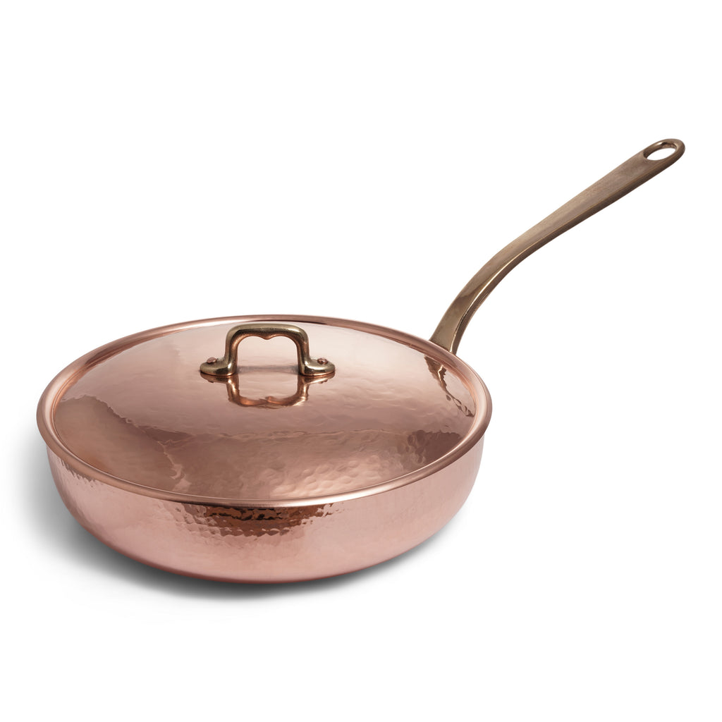 Navarini Rame induction 26cm copper frypan with lid