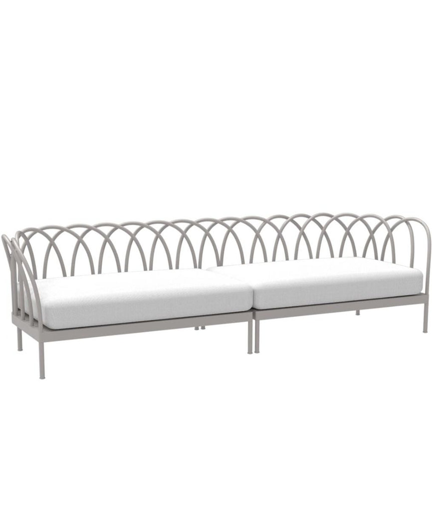 Les Arcs Sofa In Aluminium