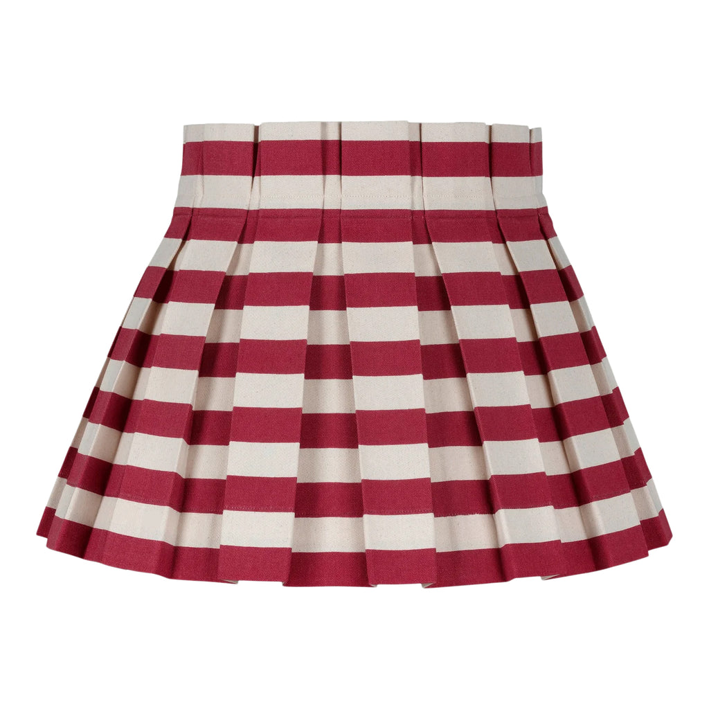 Tangier Stripes Lamp Shade, Red