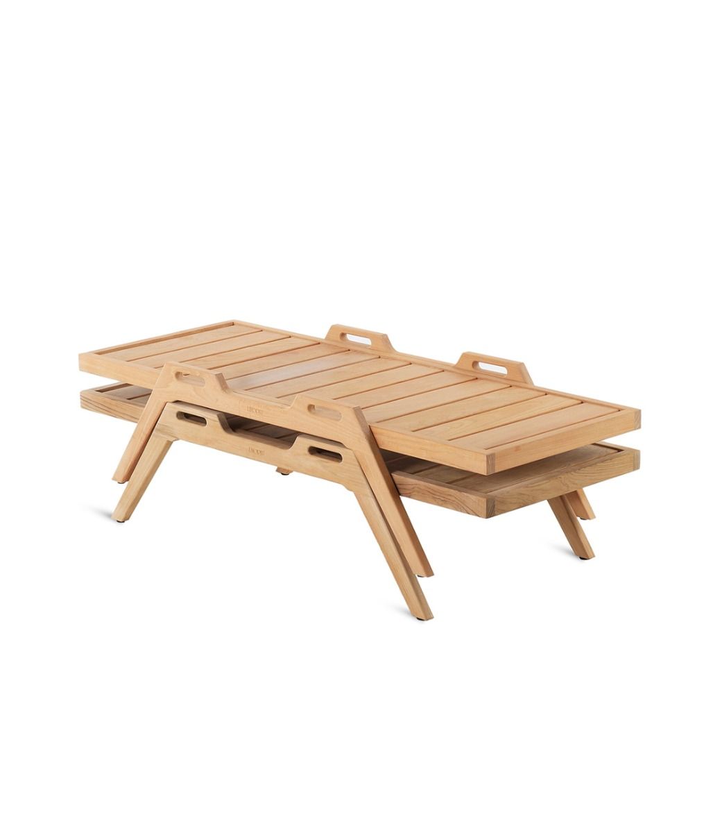 Unopiù | Synthesis | Outdoor Coffee Tables | Teak Frame | Teak | Luxury ...