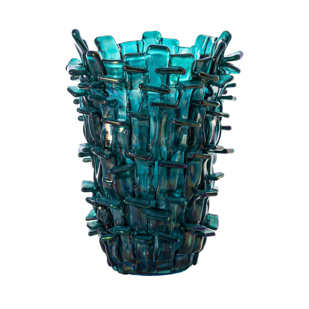 Iridescent Green and Aquamarine